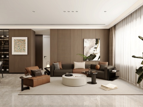 Modern Living&Dining Room