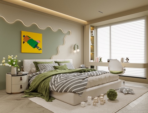 Modern Universal kids Bedroom Girls' Room kids Bed