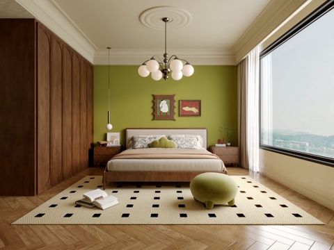 American Retro Bedroom