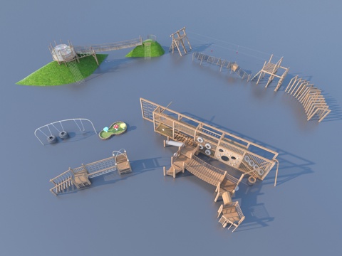 Children's equipment amusement facilities kindergarten slide