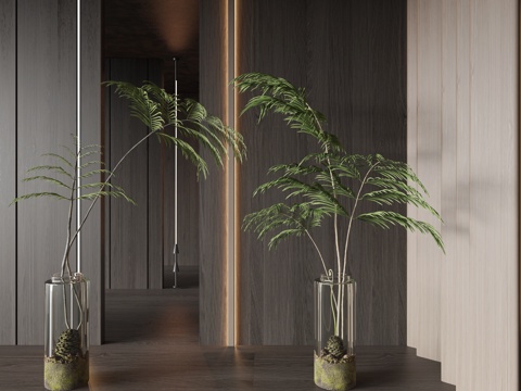 Modern Green Plant Vase