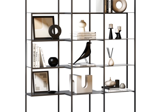 Bonaldo Minimalist Bookshelf Metal Bookshelf Display Rack Decorative Rack Decorations