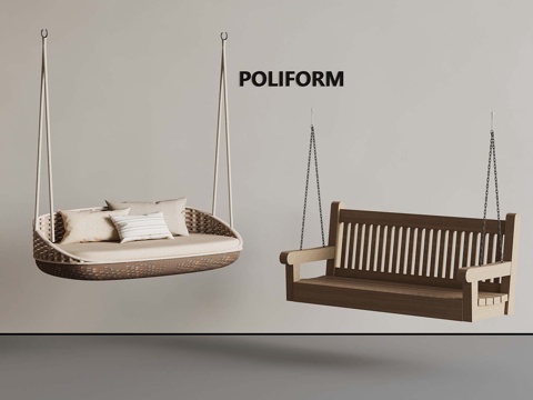 Modern Hanging Chair Solid Wood Hanging Chair