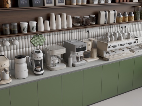 Coffee Machine Grinder Coffee Bean Machine Coffee Bean Coffee Cup Coffee Shop Bar Counter
