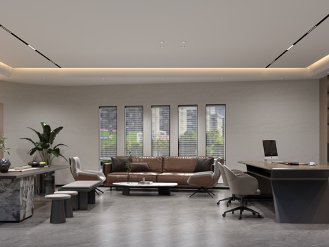 General Manager's Office Chairman's Office Modern Style Office