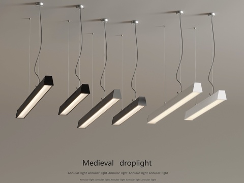 Modern long chandelier office chandelier