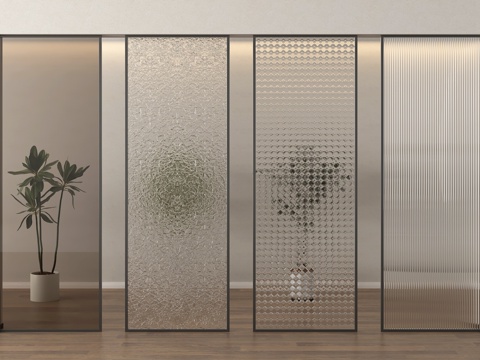 Glass screen glass partition
