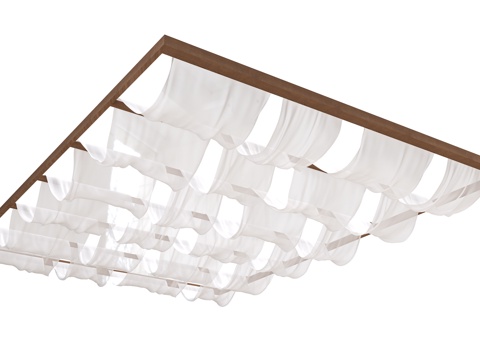 Curtain Ceiling Chinese Style Curtain Slow Mid-century Style Curtain Decoration Chandelier Curtain Curtain