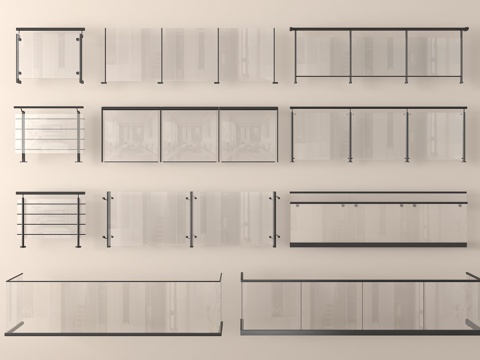 Glass Guardrail Railing Fence