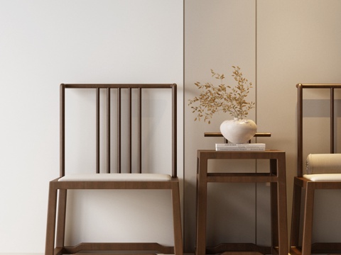 Neo-Chinese Style Lounge Chair Song's Leisure Chair