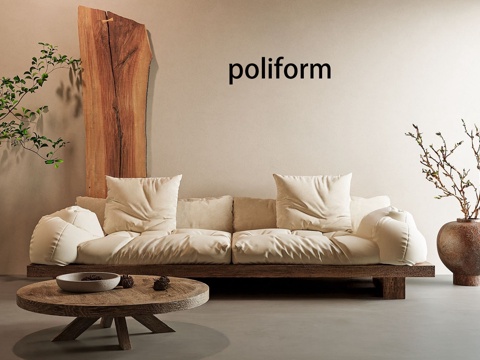 Modern Silent Three-Person Sofa