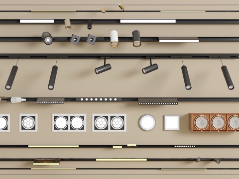 Track Spotlight Downlight Linear Light Embedded Downlight Magnetic Spotlight