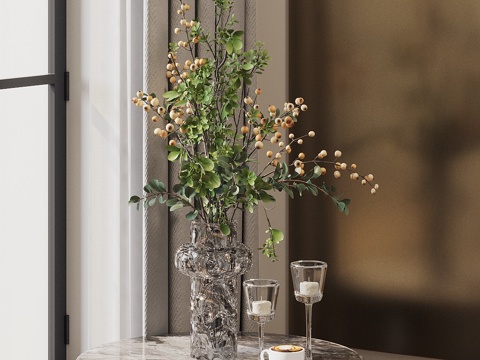 Modern Floriculture Glass Vase Floriculture Ornaments Floriculture Living Room Vase Ornaments