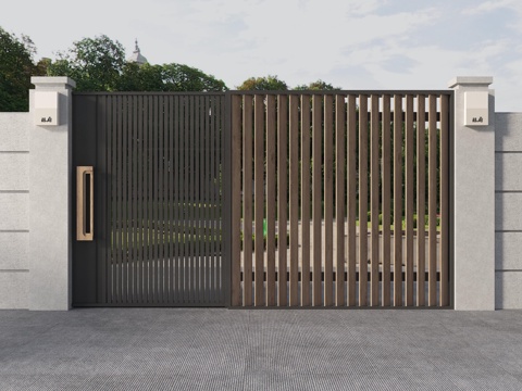 Courtyard Door Villa Door Garden Door Iron Door Entrance Door