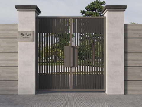 Courtyard Door Villa Door Garden Door Iron Door Entrance Door