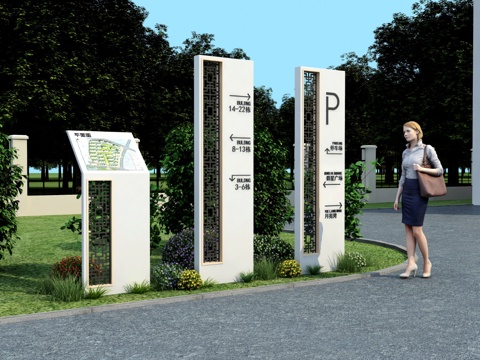 Modern Guide Signs, Signs, Billboards, Road Signs