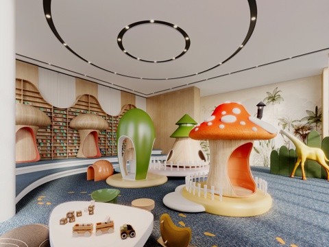 Modern Children's Activity Area