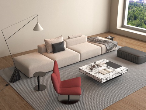 Sectional Sofa Living Room Sofa Multi-Person Sofa