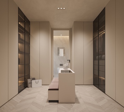 Modern Cloakroom