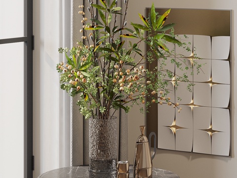 Modern Floriculture Glass Vase Floriculture Ornaments Floriculture Living Room Vase Ornaments