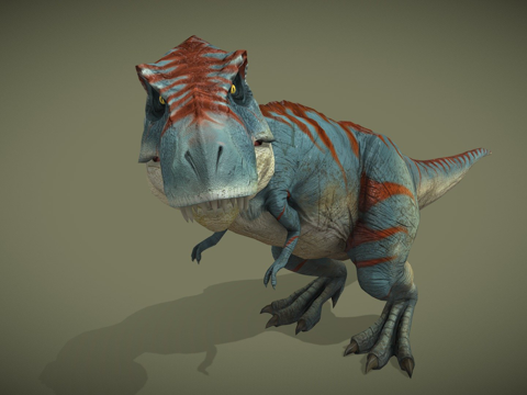 Animated 3D Tyrannosaurus Dinosaur Loop