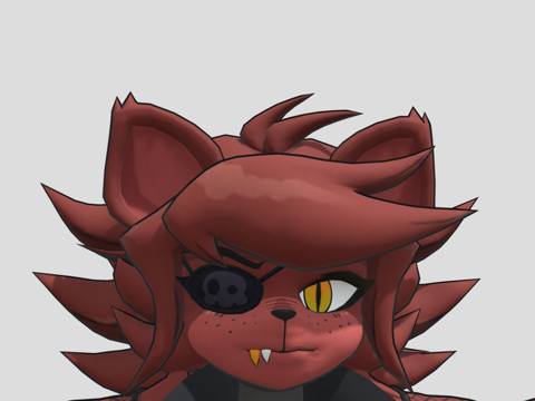 FNIA Fox 3D Model Carly 3D