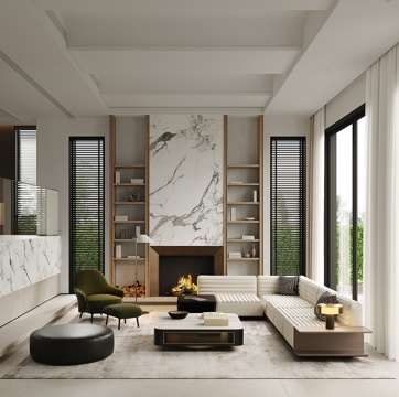New Chinese Living Room