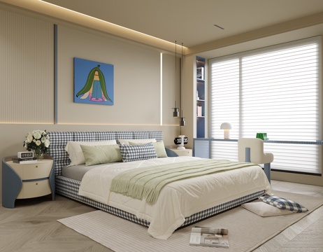 Modern Universal kids Bedroom Children's Room Girls Room Boys Room kids Bed