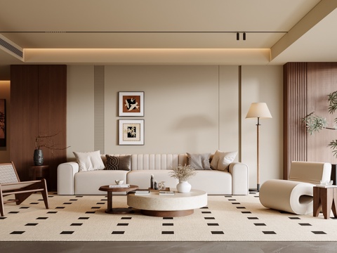 Mid-century Style Living Room