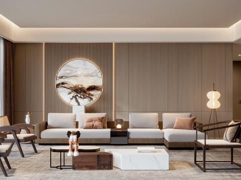 New Chinese Living Room