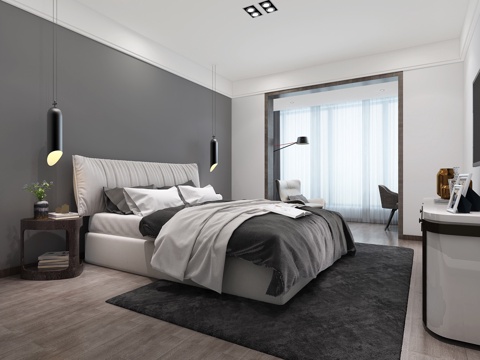 Modern Double Bed Bedroom Double Bed Nordic Double Bed