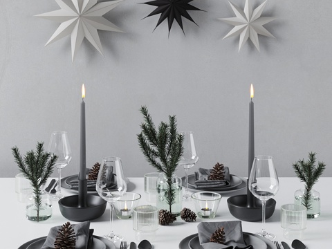 American Christmas Tableware
