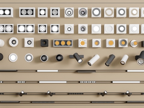 Track Spotlight Downlight Linear Light Embedded Downlight Magnetic Spotlight