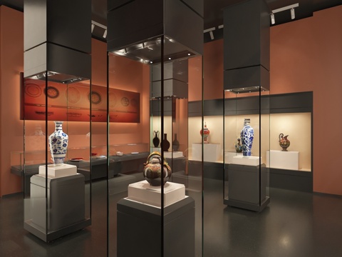 New Chinese Exhibition Space Art Display