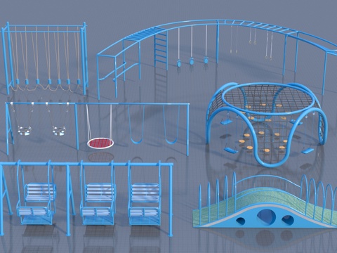 Modern children's equipment combination