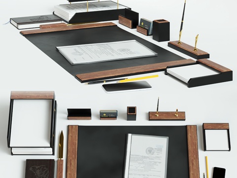 Office Supplies Notebook Pen Business Card