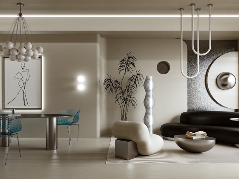 Modern Living&Dining Room