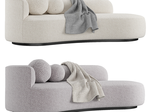 Modern Cream Style Fabric Casual Sofa