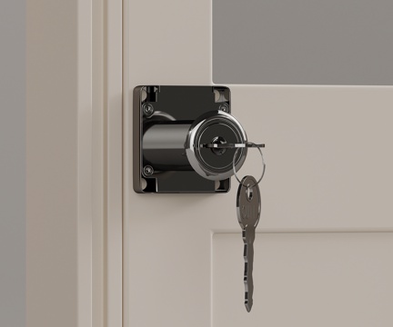 Modern door lock key drawer lock