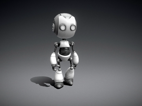 Robot walking 3d model