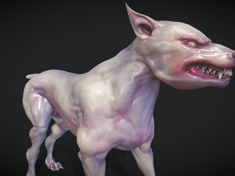 Mutant dog animation