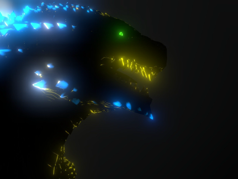 Godzilla 2014 model