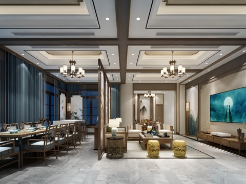 New Chinese Living Room