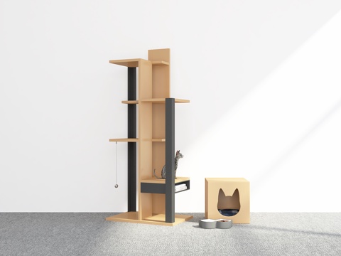 Modern Climbing Cat Rack