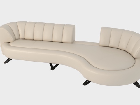 Special-shaped Sofa Curved Sofa Slide-rail Sofa Modern Special-shaped Sofa
