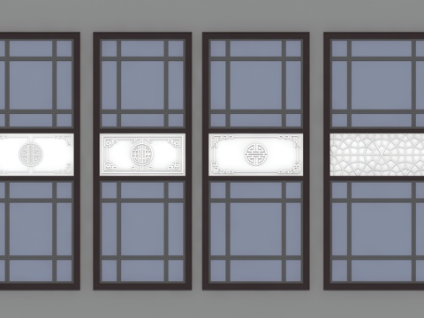 Window grilles board Chinese-style plate Chinese-style carved