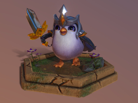 Penguin [3D Model]-League of Legends Fan Art