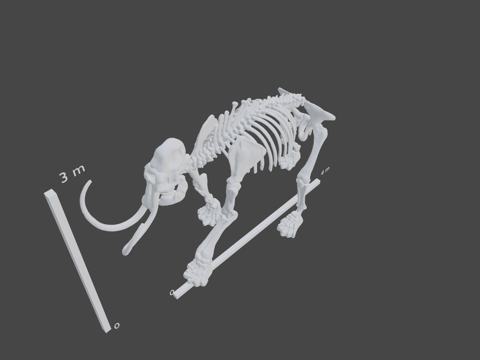 Axe Mammoth 3D Model