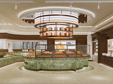 French Dessert Shop Bakery Cafe Milk Tea Shop