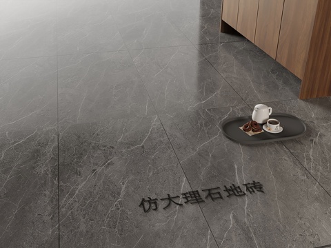 Black Marble Floor Tile Imitation Marble Tile